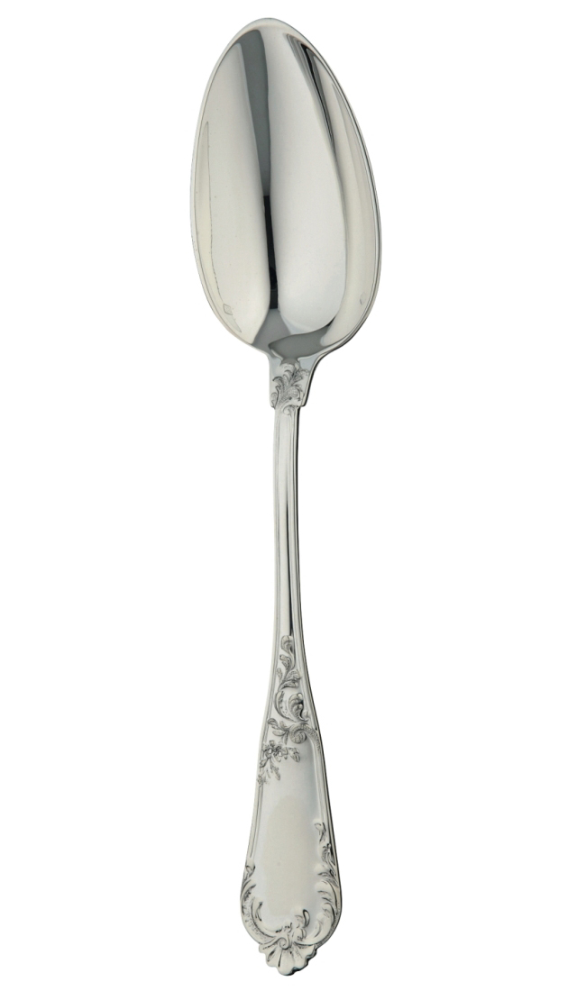 flatware Ercuis sterling rocaille salad serving spoon 637243